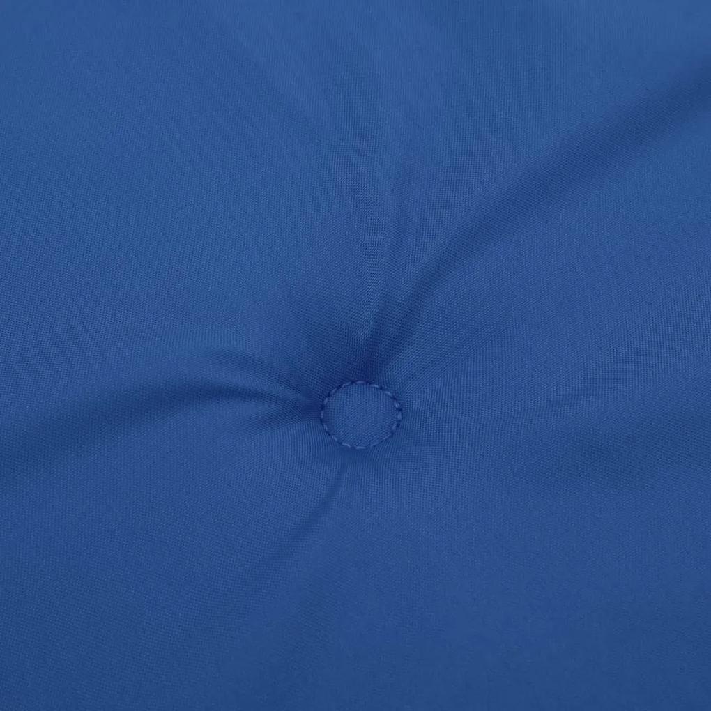 Μαξιλάρι Πάγκου Κήπου Μπλε Ρουά 120x50x3 εκ. Ύφασμα Oxford - Μπλε