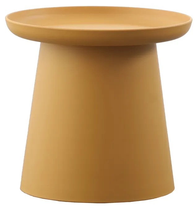 Liberta TECH COFFEE TABLE ΜΟΥΣΤΑΡΔΙ 50x50xH46,5cm 50x50xH46,5cm 27-0187