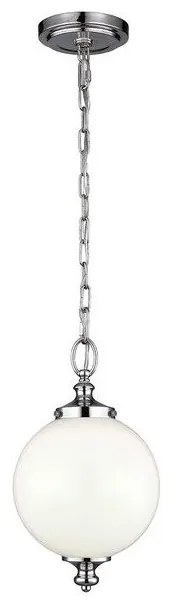 Κρεμαστό Φωτιστικό Οροφής 1xE27 Νίκελ  Φ22cm  Parkman FE-PARKMAN-PS-PN Elstead Lighting-FE-PARKMAN-PS-PN-Νίκελ Ματ FE-PARKMAN-PS-PN