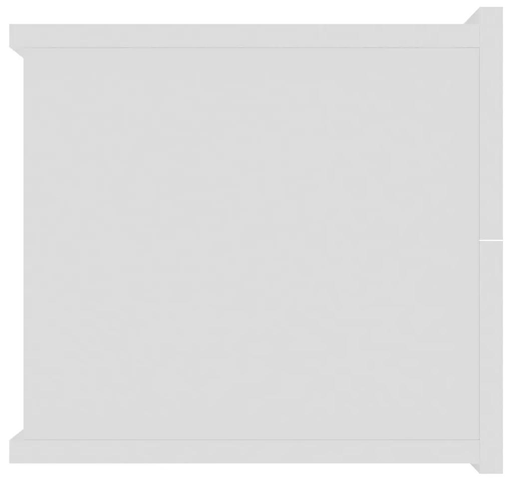 Κομοδίνο Λευκό 40 x 30 x 30 εκ. από Μοριοσανίδα - Λευκό