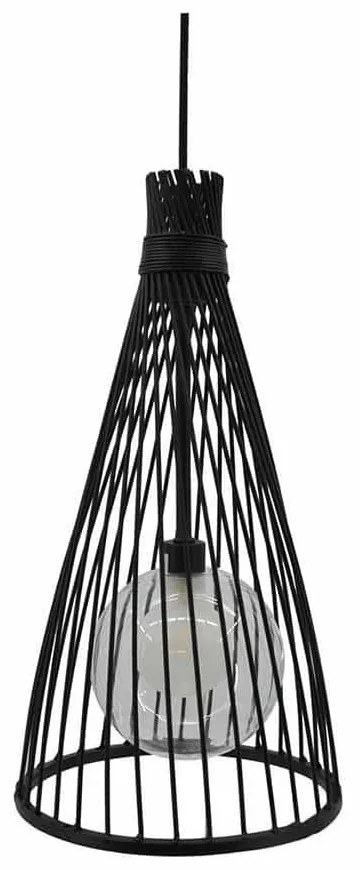 Φωτιστικό Οροφής 783922 Black Ankor Metal, Fabric