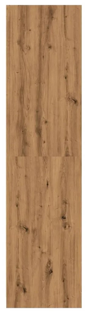 vidaXL Ντουλάπα Αρτισιανή Δρυς 30x50x200εκ από Επεξεργασμένο Ξύλο