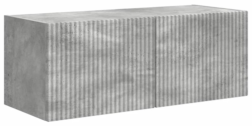 vidaXL Ντουλάπι Τηλεόρασης Τοίχου 2 pcs Σκυρόδεμα 60 x 31 x 29.5 εκ