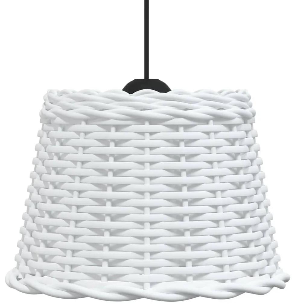 vidaXL Καπέλο Φωτιστικού Οροφής Λευκό Ø30x20 εκ. από Wicker