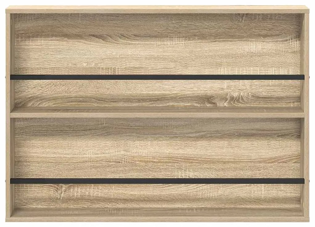 vidaXL Ράφι Περιοδικών με ράφι 2 pcs Δρύς Sonoma 100 x 12 x 70 εκ