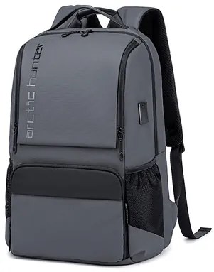 ARCTIC HUNTER τσάντα πλάτης B00532 με θήκη laptop 15.6", 28L, γκρι