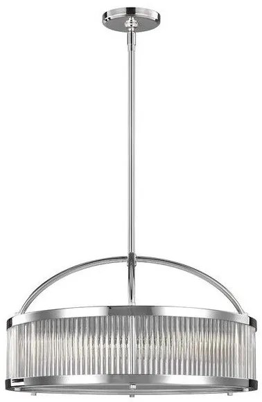 Κρεμαστό Φωτιστικό Οροφής Μπάνιου LED 6xG9 3W IP44 3000K Χρώμιο Paulson FE-PAULSON-6P Elstead Lighting FE-PAULSON-6P Χρώμιο