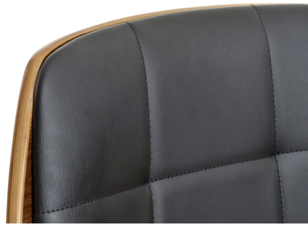 Καρέκλα DKD Home Decor Καφέ Μαύρο Ασημί 50 x 52 x 121 cm