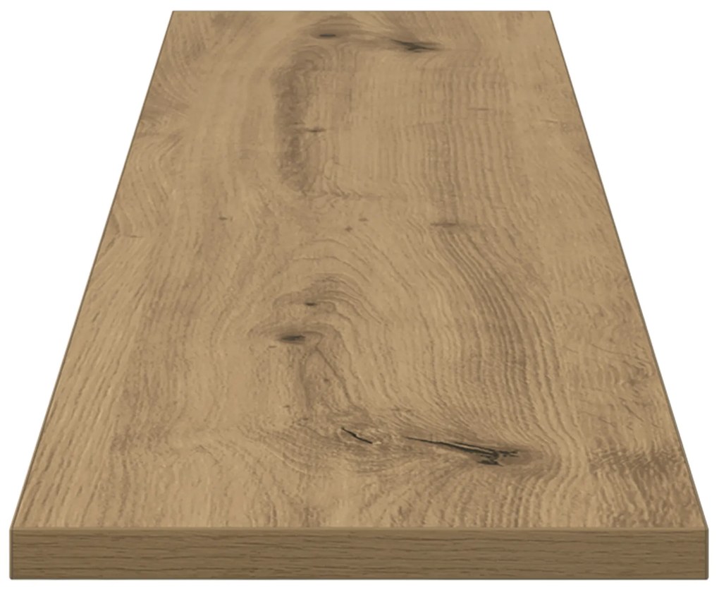 vidaXL Δίσκος Βιβλιοθήκης 4 pcs Καφέ 100 x 40 x 1.5 εκ. Μοριοσανίδα