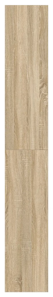 vidaXL Βιβλιοθήκη Sonoma Oak Sonoma Oak Επεξεργασμένο ξύλο