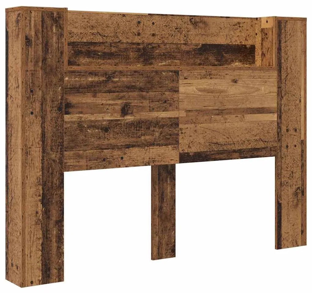 vidaXL Κεφαλάρι Παλιό ξύλο 140 x 17 x 104,5 εκ Επεξεργασμένο ξύλο