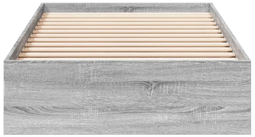vidaXL Πλαίσιο Κρεβατιού με συρτάρια Γκρι sonoma 100x200εκ. Επεξ. Ξύλο