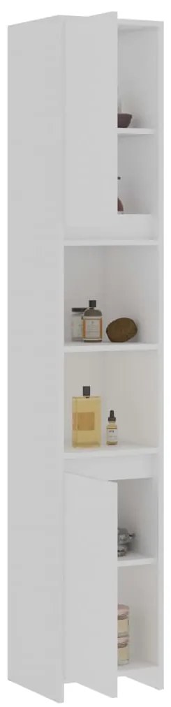 vidaXL Στήλη Μπάνιου Λευκή 30 x 30 x 183,5 εκ. από Επεξ. Ξύλο