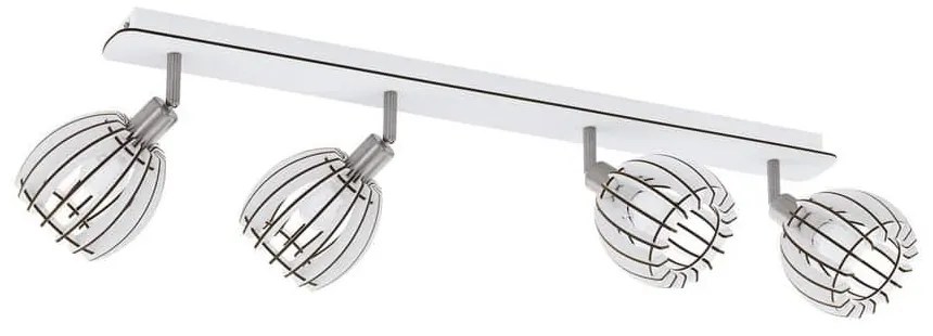 Φωτιστικό Οροφής Spot Cossano 98164 White Eglo Μέταλλο,Ξύλο