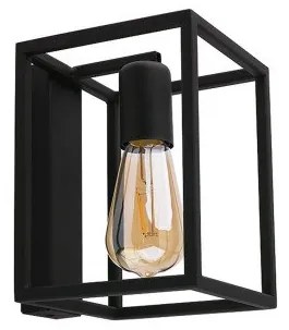 Απλίκα Φωτιστικό Τοίχου 1xE27 Μαύρο Crate 9046 Nowodvorski-9046-Μαύρο 9046