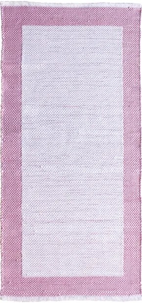 ΧΑΛΙ ΒΑΜΒΑΚΕΡΟ PINEROLO WHITE/LIGHT PINK - 140cm x 200cm - 2002351 - 2002351