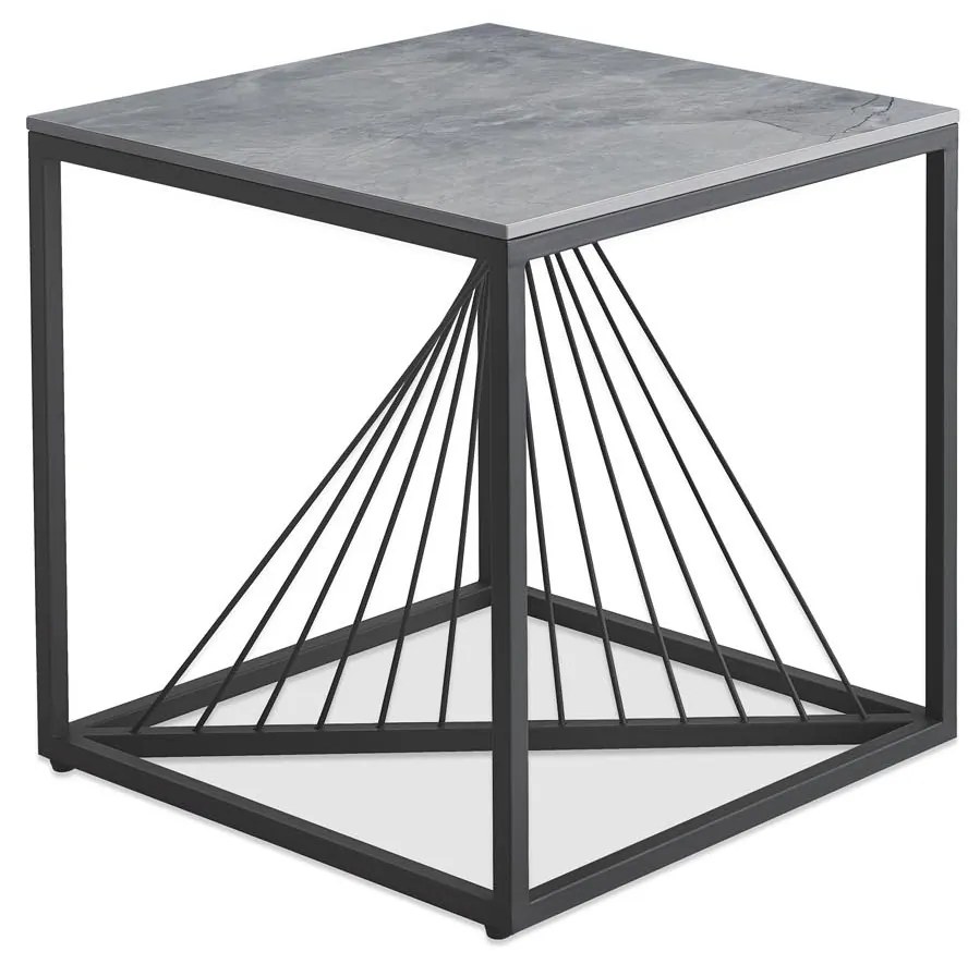 INFINITY 2 KWADRAT, coffee table, grey marble DIOMMI V-CH-INFINITY_2_KWADRAT-LAW