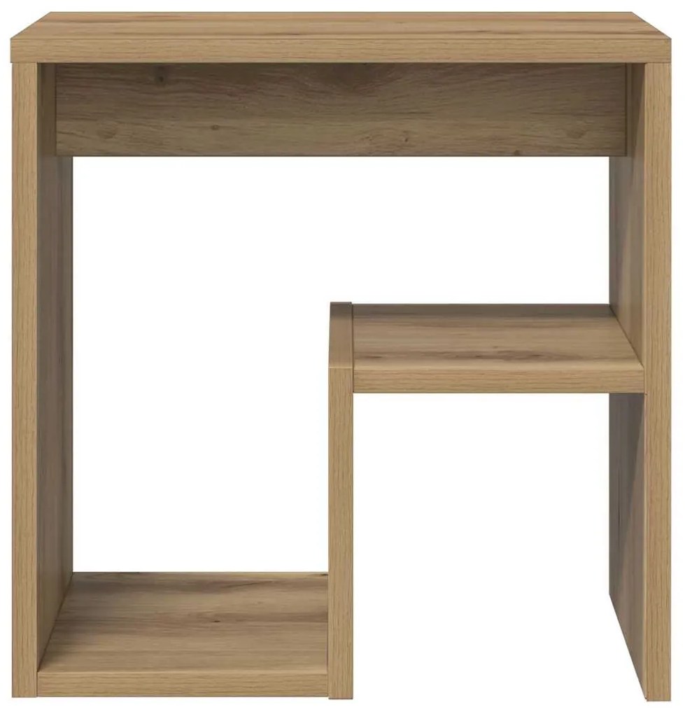 vidaXL Κομοδίνα 2 τεμ. Τεχνίτης Δρυς 40x30x40 εκ. από Επεξεργ. Ξύλο