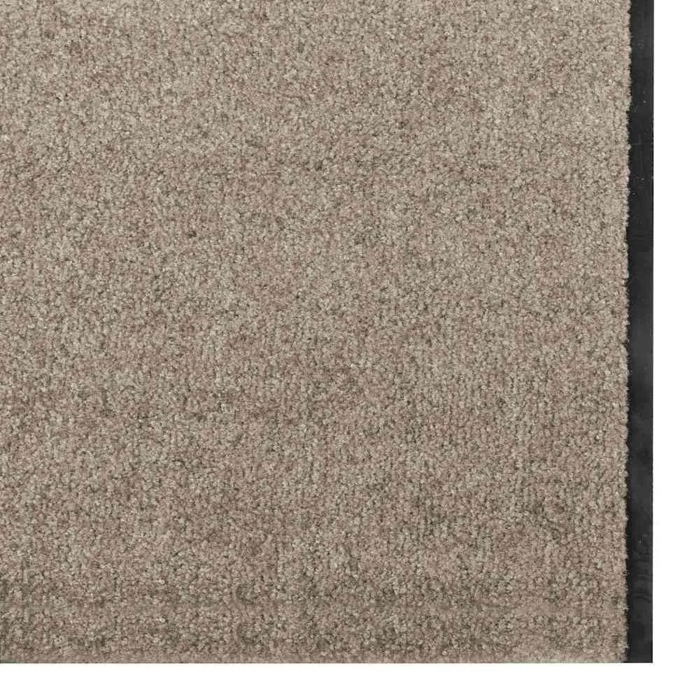vidaXL Χαλάκι Εξώπορτας Μπεζ και Μαύρο 120 x 400 cm