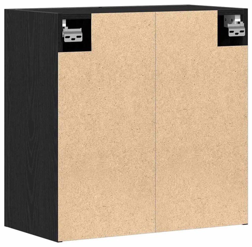 vidaXL Ντουλάπα Τοίχου Μαύρη δρυς 60 x 31 x 60 εκ. Επεξεργασμένο ξύλο