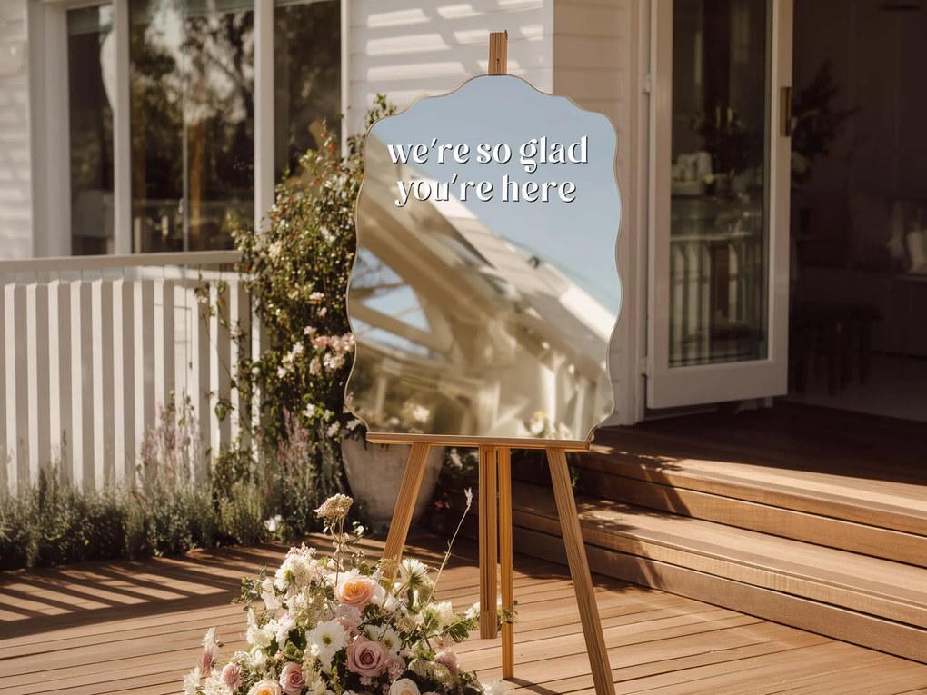 Αυτοκόλλητο για καθρέφτη S43 – We're so glad you're here