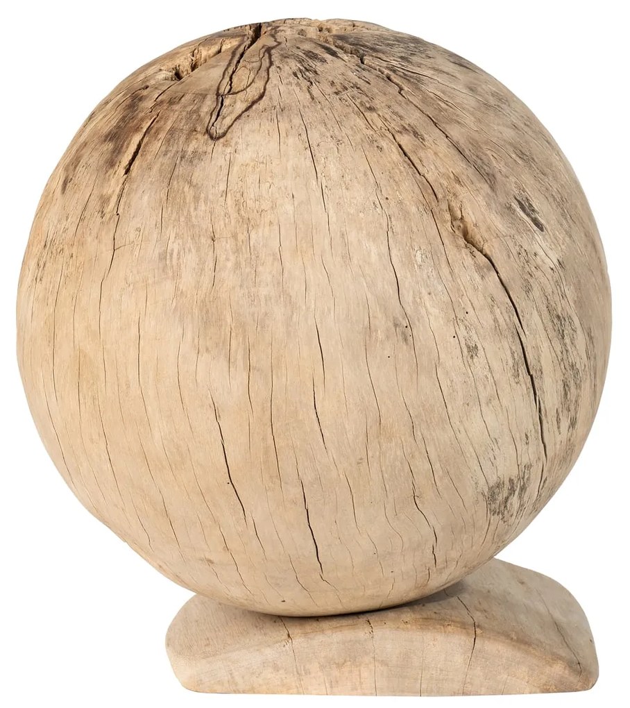 Artwork/Sculpture S Line 45cm ξύλινη σφαίρα με βάση S1629-00N3