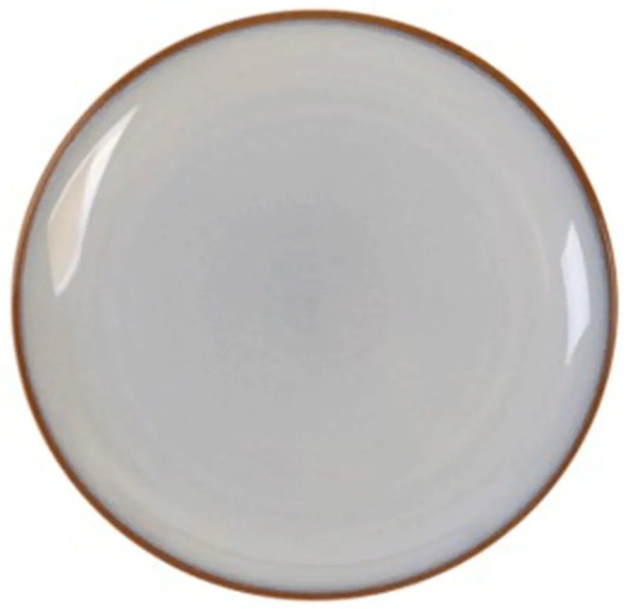 Πιάτο Γλυκού PortoSanto 25.054.03 Φ21cm Beige-Brown Cryspo Trio Clay