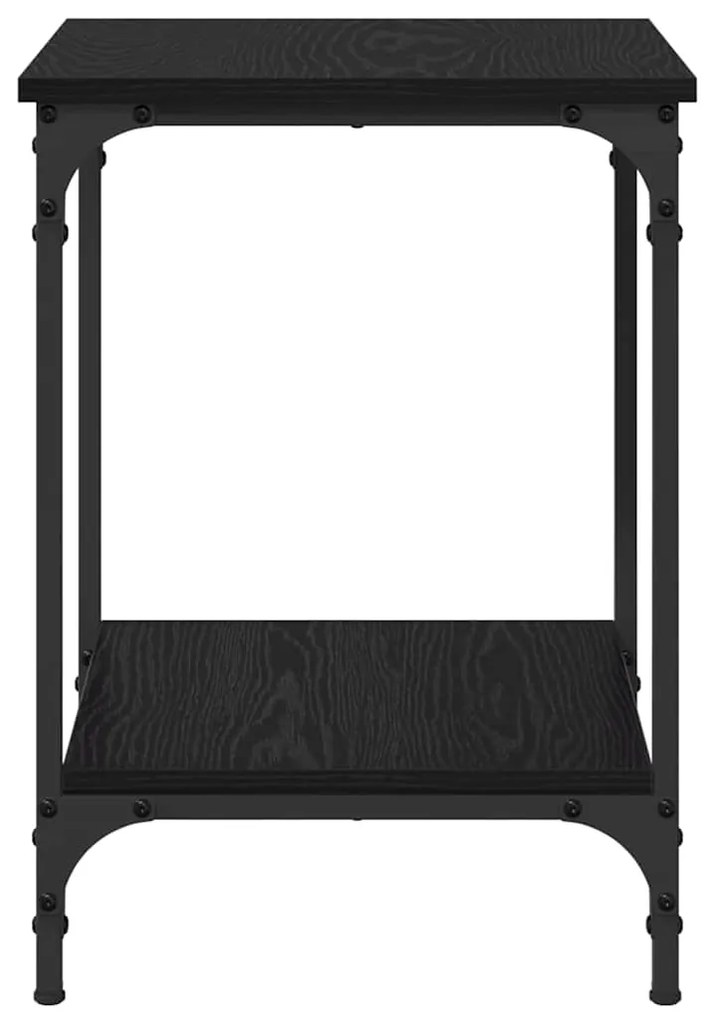 vidaXL Τραπεζάκι σαλονιού Μαύρη Οξυά 40 x 40 x 55 εκ
