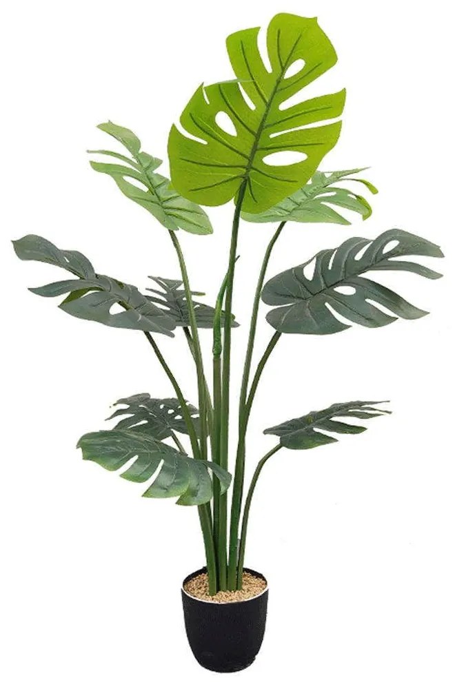 Τεχνητό Δέντρο Μονστέρα 9560-6 70x70x120cm Green Supergreens Polyethylene