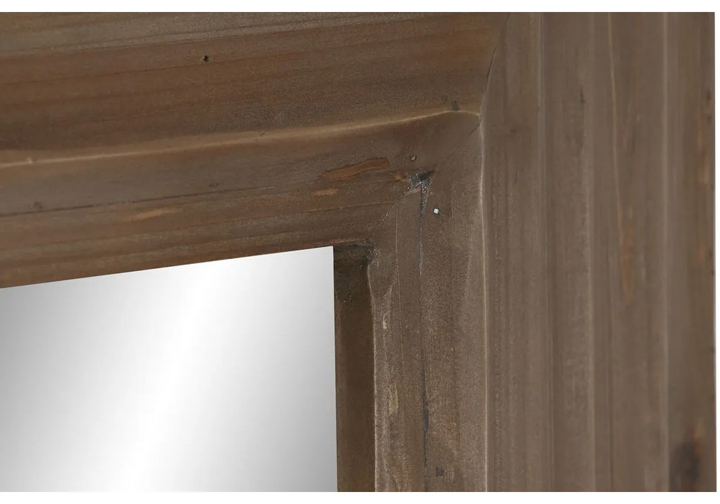 Τοίχο καθρέφτη Home ESPRIT Καφέ Φυσικό Σύγχρονη 104 x 9 x 135 cm