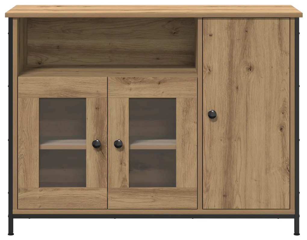 vidaXL Σαλονάκι Artisan Oak 100x35x75 cm Επεξεργασμένο ξύλο