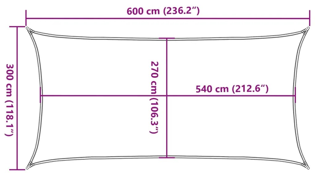 ΠΑΝΙ ΣΚΙΑΣΗΣ TAUPE 3 X 6 Μ. ΑΠΟ HDPE 160 ΓΡ./Μ² 311405