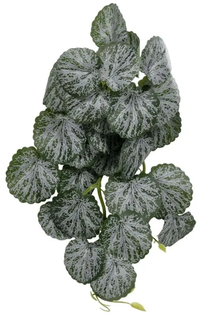 Τεχνητό Κρεμαστό Φυτό Begonia 20611 30x15x45cm Green-White GloboStar Ύφασμα