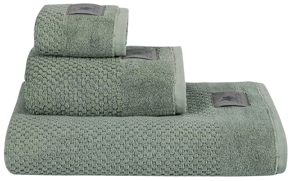 Πετσέτα Βαμβακερή Προσώπου 50x90εκ. Premium 4121 Green Greenwich Polo Club