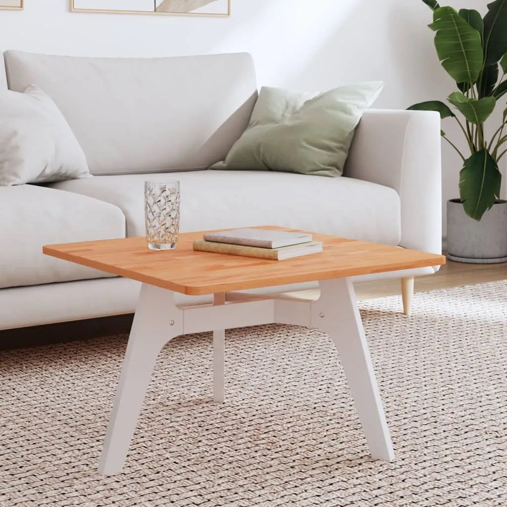 vidaXL Επιφάνεια Τραπεζιού Τετράγωνη 60x60x1,5 εκ. Μασίφ Ξύλο Οξιάς
