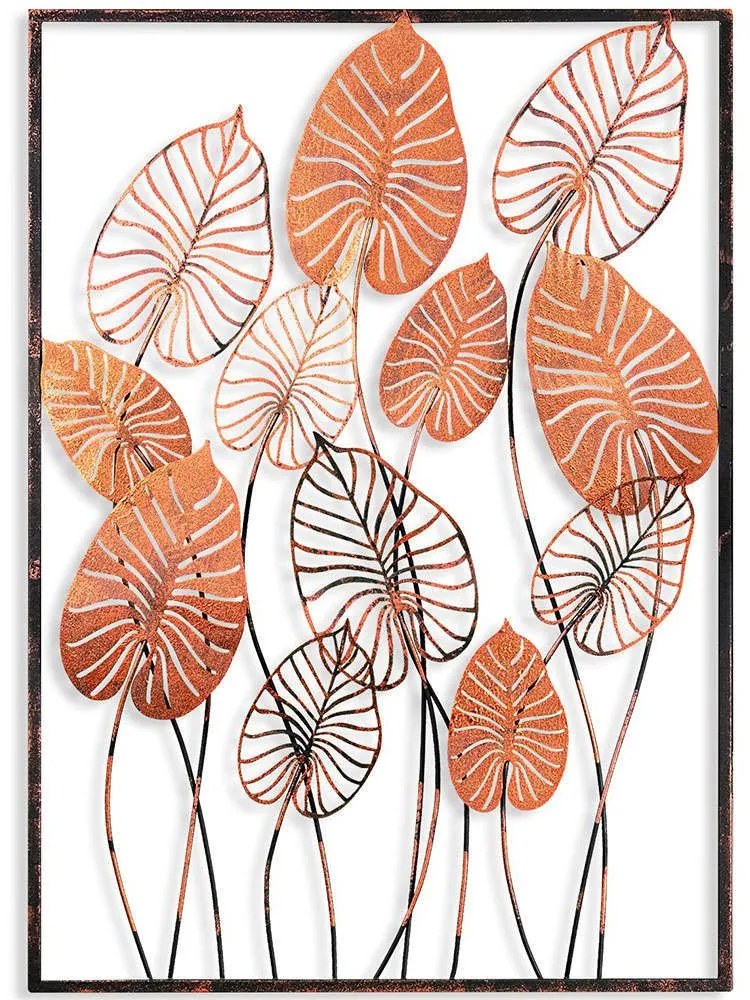 Διακοσμητικό Τοίχου Atmi 930DYU1179 50x70cm Copper Wallity Μέταλλο