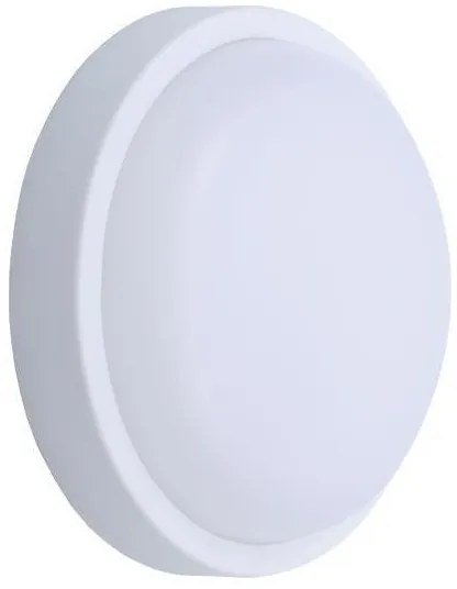 Απλίκα Φωτιστικό Τοίχου LED 12W Λευκή PLUS Φ170X50 Eurolamp-145-20015-Λευκό 145-20015