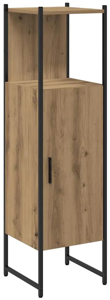 vidaXL Ντουλάπι μπάνιου Δρυς τεχνίτης 33x33x120,5 cm