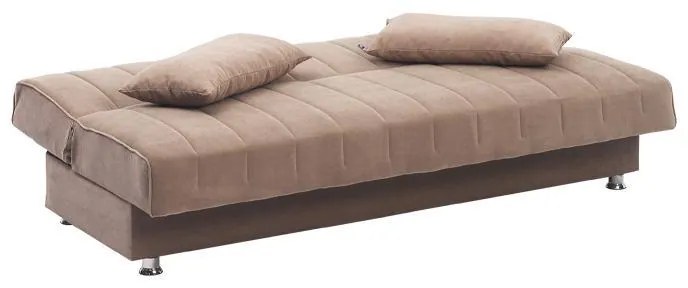 Καναπές - Κρεβάτι New Leon FL342 Καφέ -Καφέ Ρίγα 190x85x83 εκ. 190x85x83 εκ.