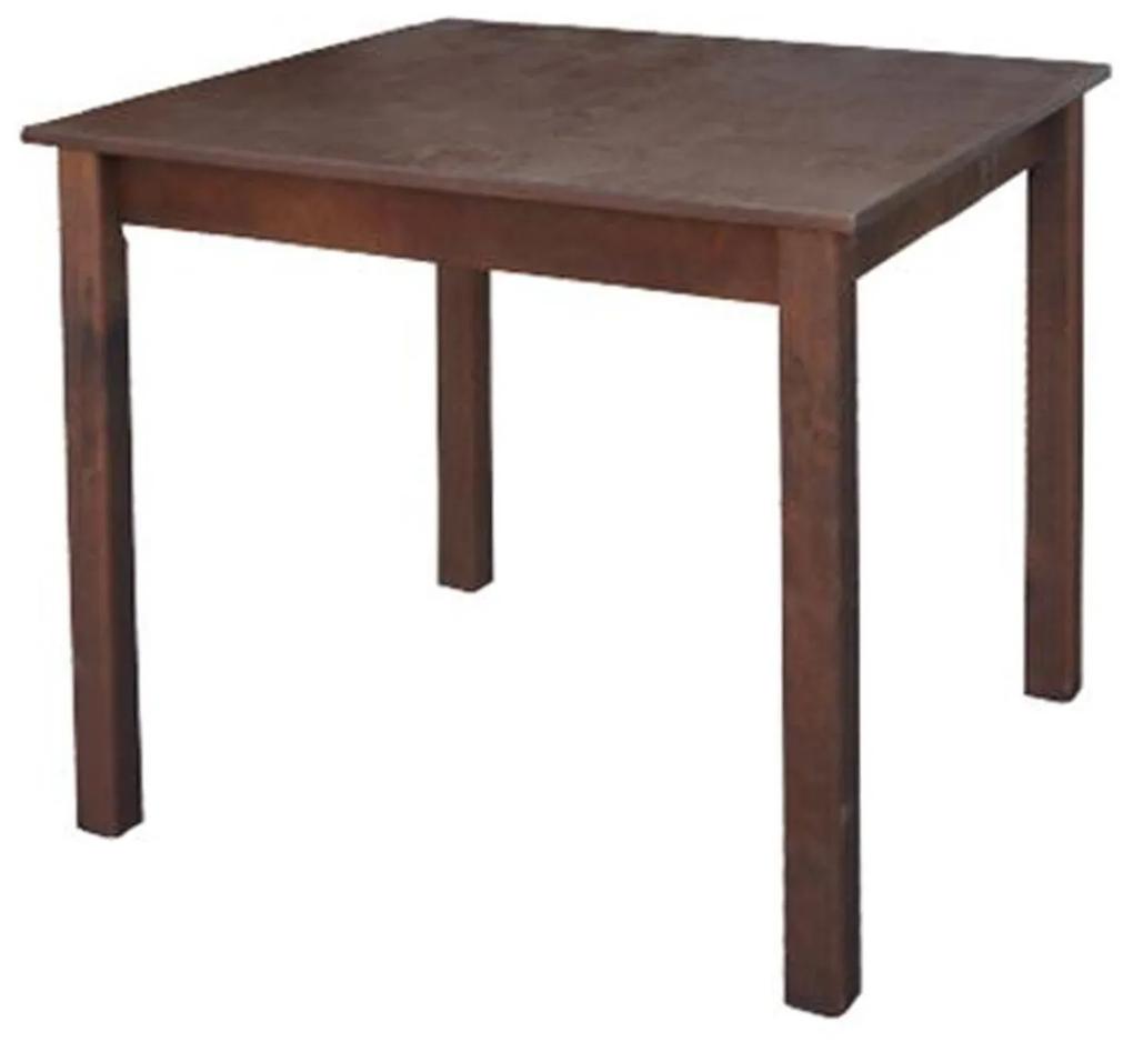 Τραπέζι Ταβέρνας Ρ517,Ε2 Επιφάνεια Κ/Π Εμποτισμένο Καρυδί Λυόμενο 80x80x75cm