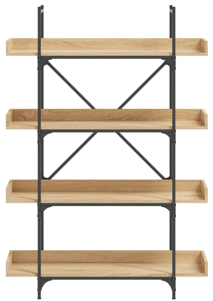 vidaXL Βιβλιοθήκη 4 Επιπέδων Sonoma Δρυς 100x33x145,5εκ. Επεξεργ. Ξύλο