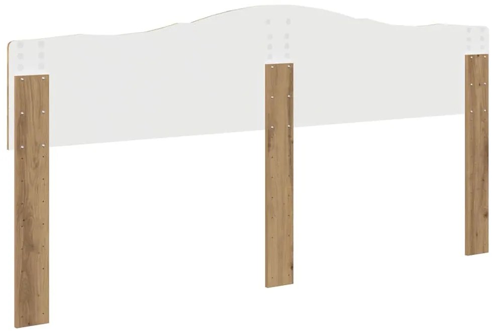 vidaXL Κεφαλάρι με κεφαλάρι Artisan Oak 200 cm Επεξεργασμένο ξύλο