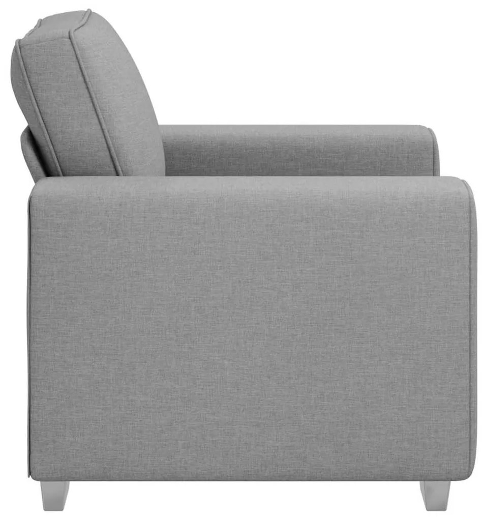 vidaXL Καναπές με μαξιλάρι Σκούρο γκρι 100 x 77 x 82 εκ ύφασμα