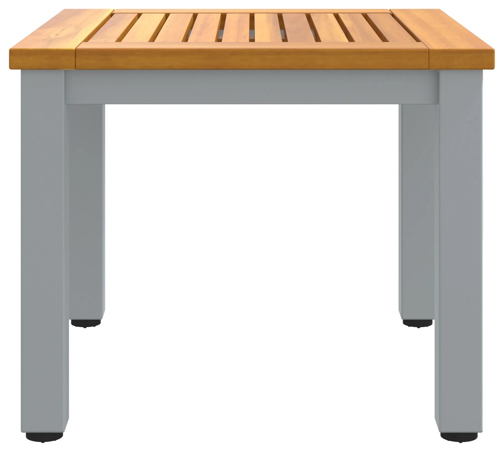 vidaXL Τραπέζι Κήπου 45x45x38 εκ. Συμπαγές Ξύλο Ακακίας