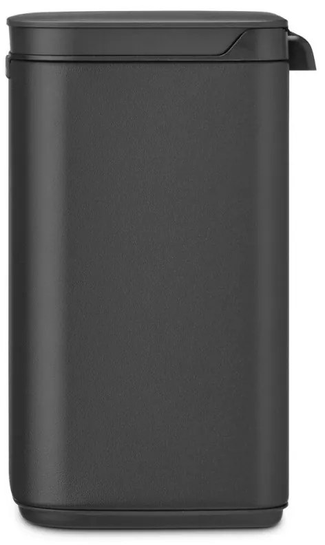 Κάδος Brabantia Bo Small 1008866, 4 L, Ομαλό και αθόρυβο άνοιγμα, Αντιολισθητική βάση, Ορυκτή επίστρωση, Σκούρο γκρι