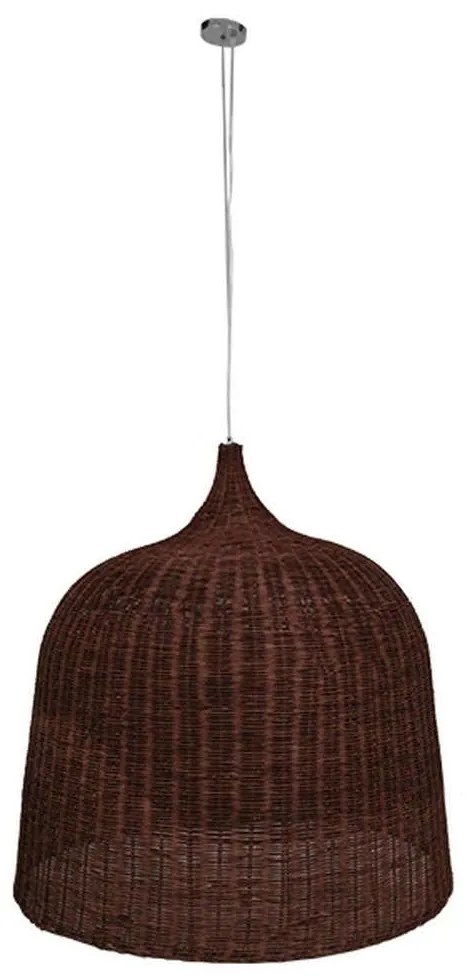 Φωτιστικό Οροφής Bahamas 01569 1xΕ27 Φ90x90cm Dark-Brown GloboStar