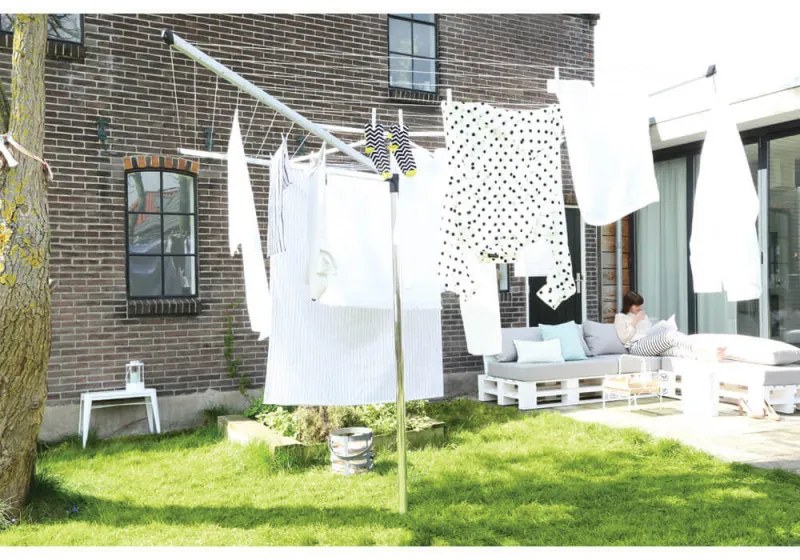 Brabantia TopSpinner Outdoor Space 1003461, 50 m, Μεταλλική ακίδα εκσκαφής, Ανθεκτικό στη διάβρωση, Inox