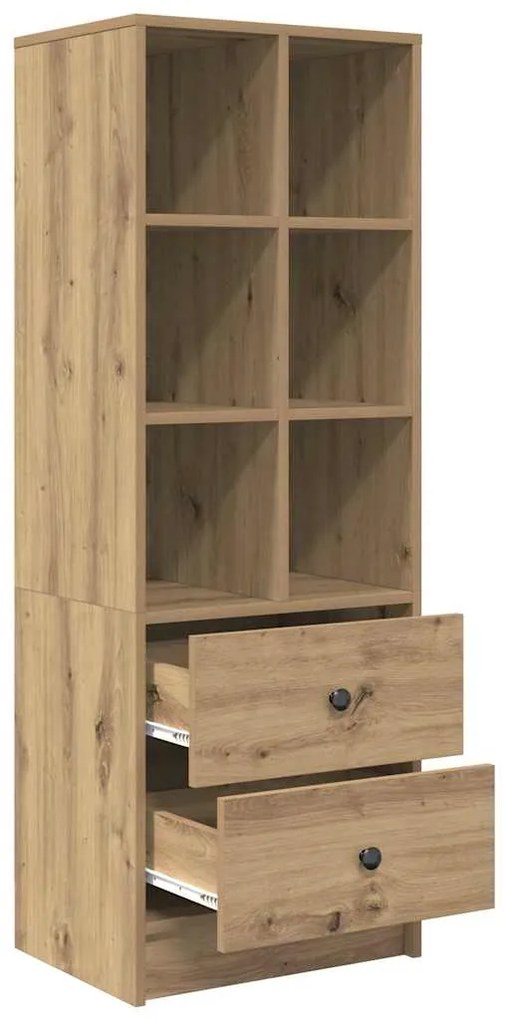 vidaXL Highboard artisan δρυς 45.5 x 34 x 127 εκ Επεξεργασμένο ξύλο
