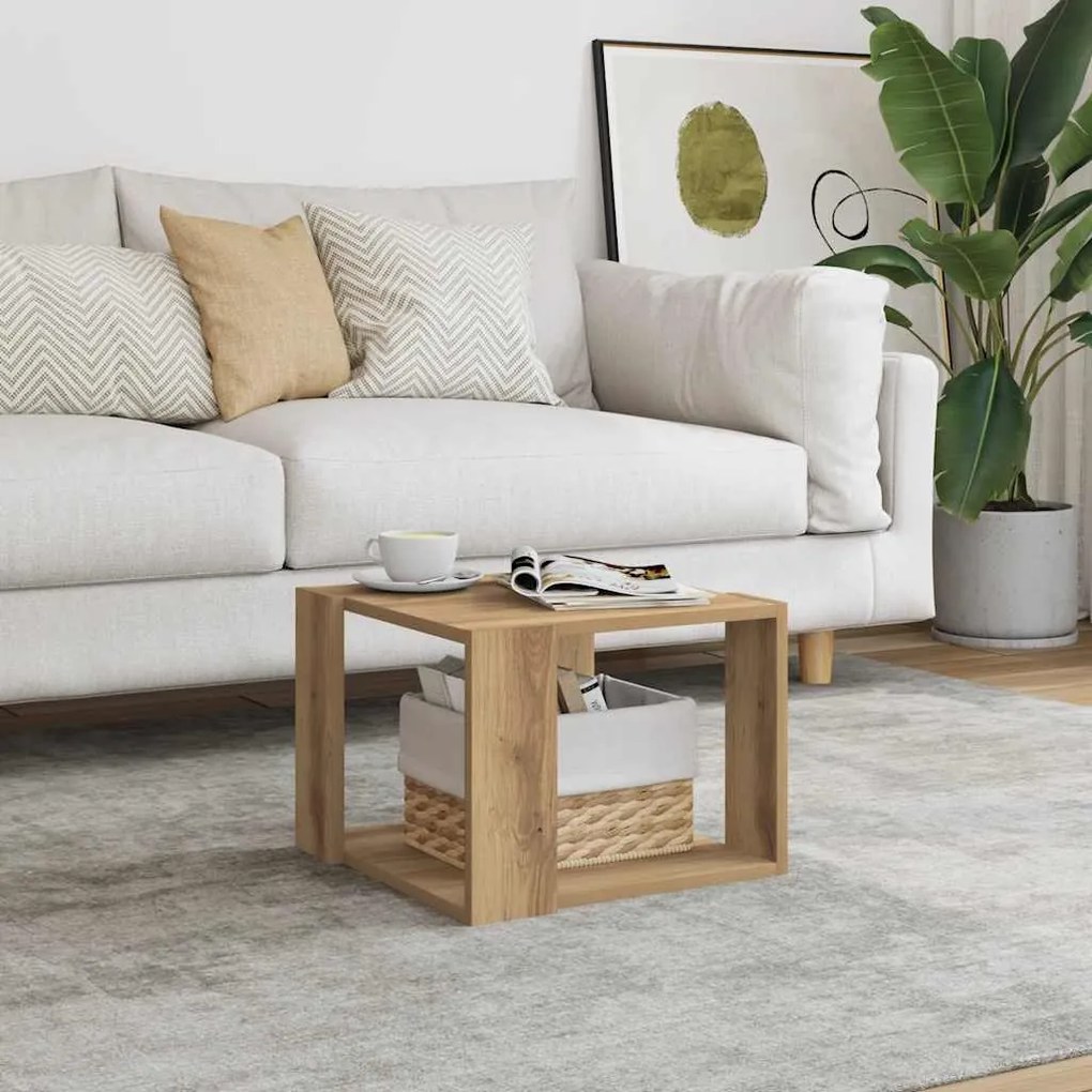 vidaXL Τραπεζάκι σαλονιού Artisan Oak 40x40x30 cm Κατασκευασμένο ξύλο
