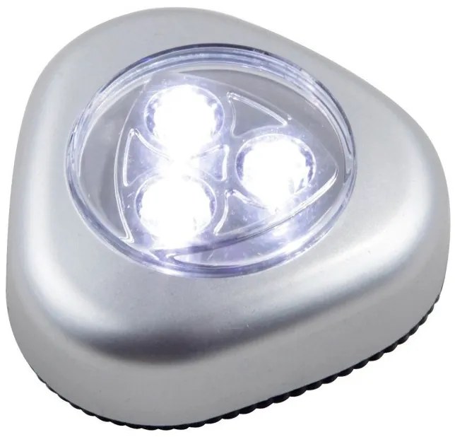 Φωτιστικό Νυκτός Ντουλαπιού 3xLED 0,02W 4V Ασημί ΙΡ20 31909 Globo Lighting-31909-Ασημί 31909
